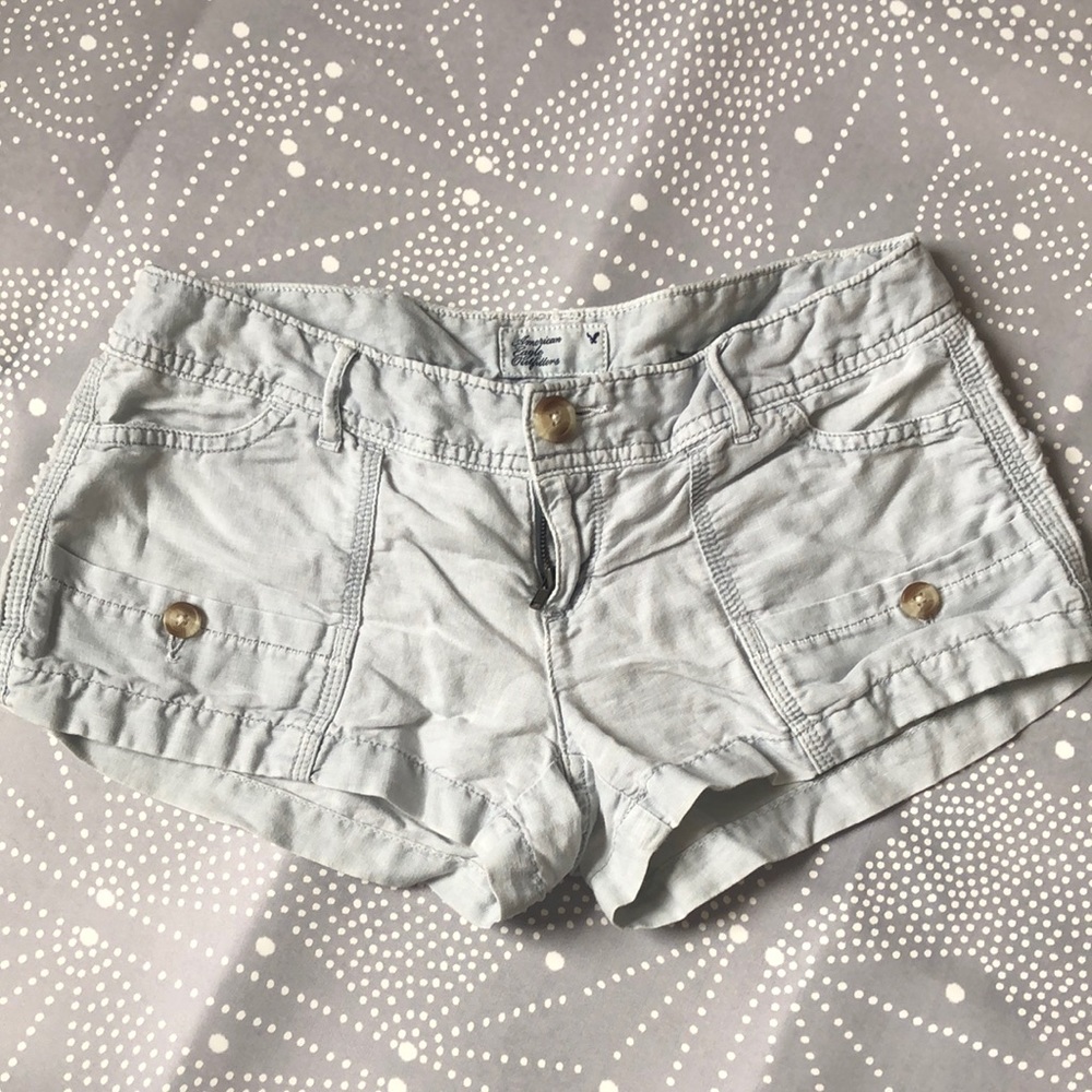 American Eagle Pale Blue Shorts